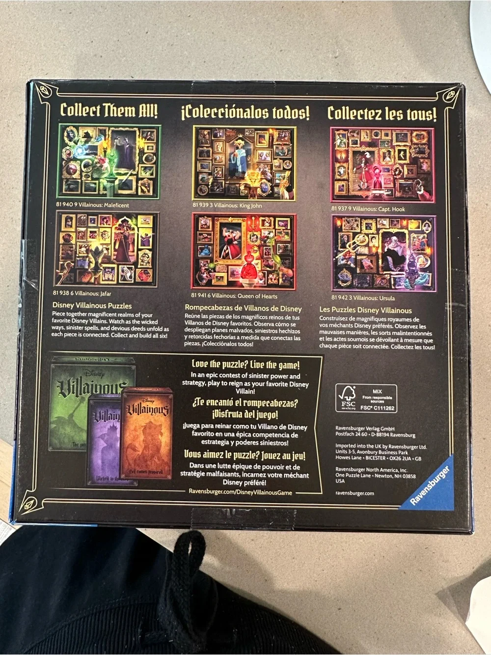 NEW Ravensburger Disney Villainous Maleficent 1000 Piece Puzzle - Picture 7 of 7